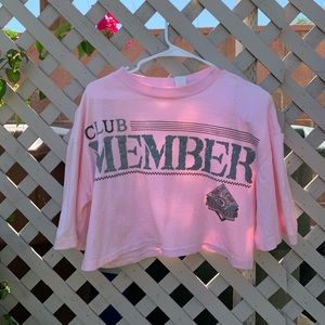 Members Only crop top